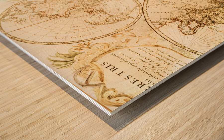 World of old Wood print