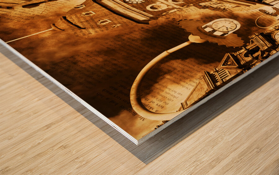 Bold Street: The Monocle Of Time Wood print