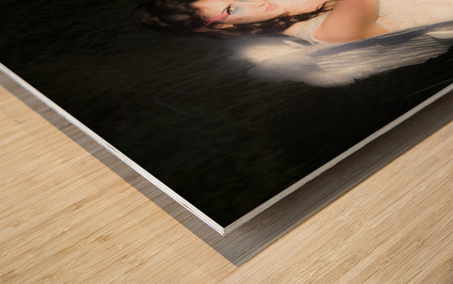 Enchanted Angel Wood print