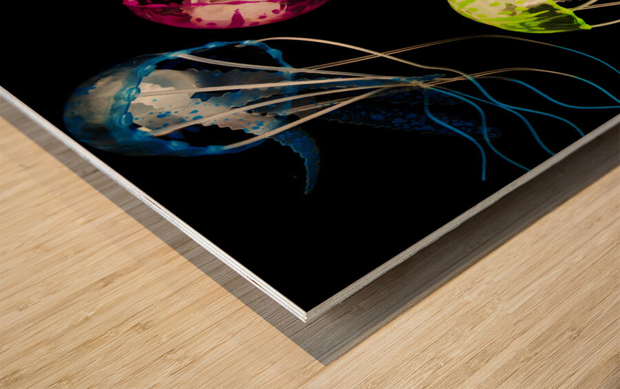 Captivating connectivity Wood print