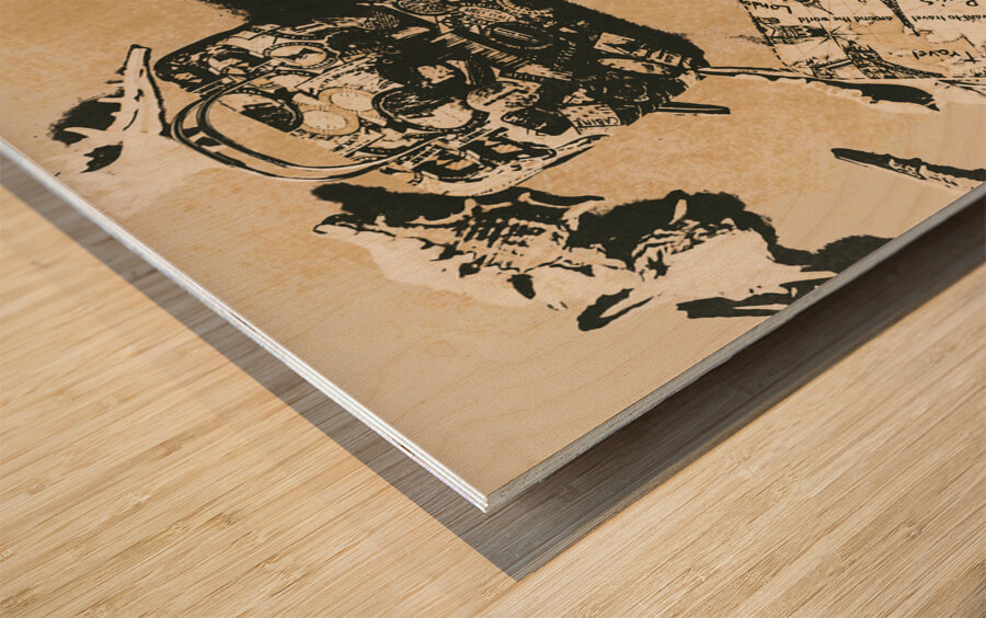 Long overdue  Wood print