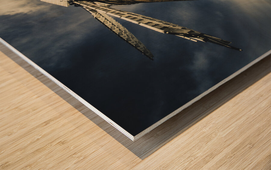 Callington Mill in Oatlands Tasmania Wood print