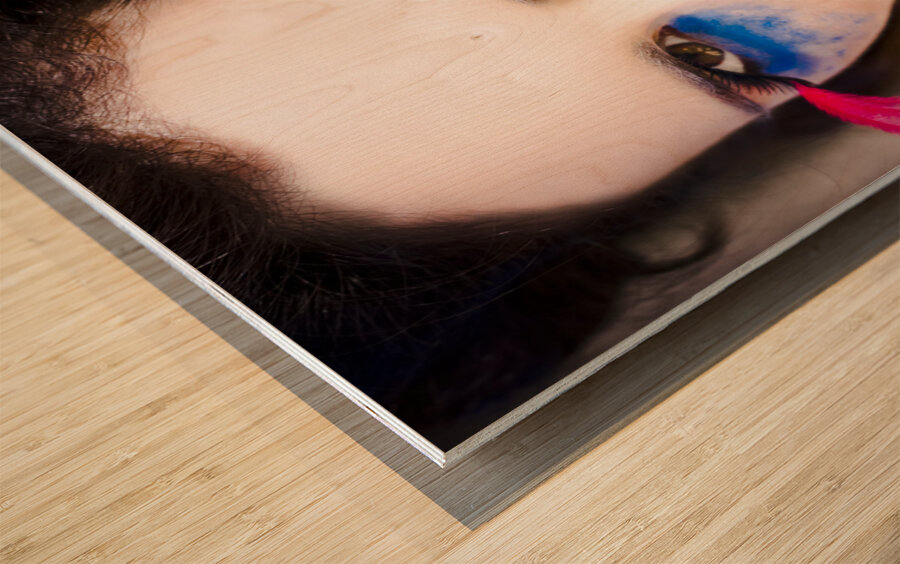 Beautiful Woman Wood print