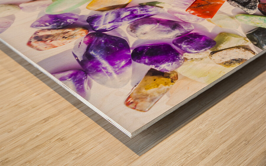 Aggregate Wood print