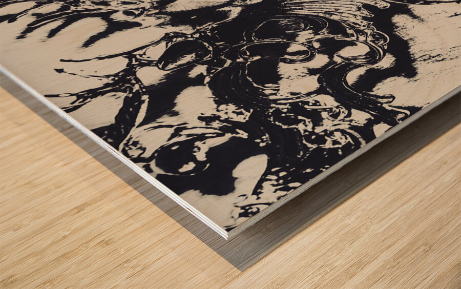 Halls of horned art Wood print