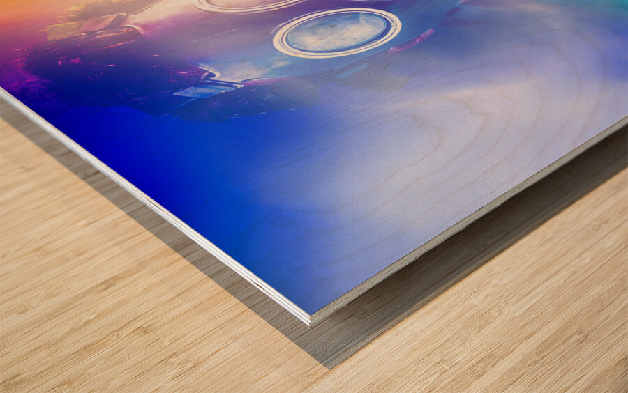 DJ doomsday Wood print