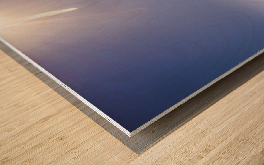 Rural power Wood print