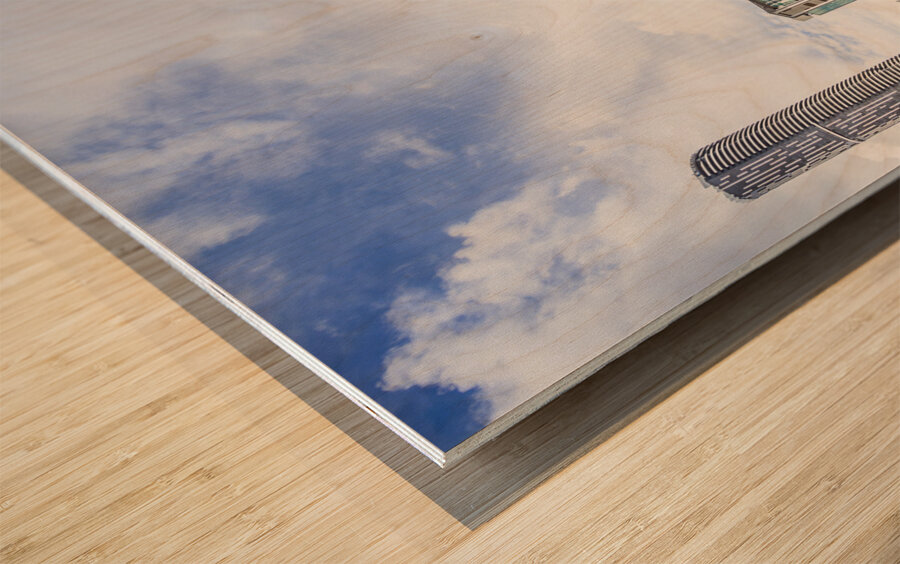 Urban colourisation Wood print