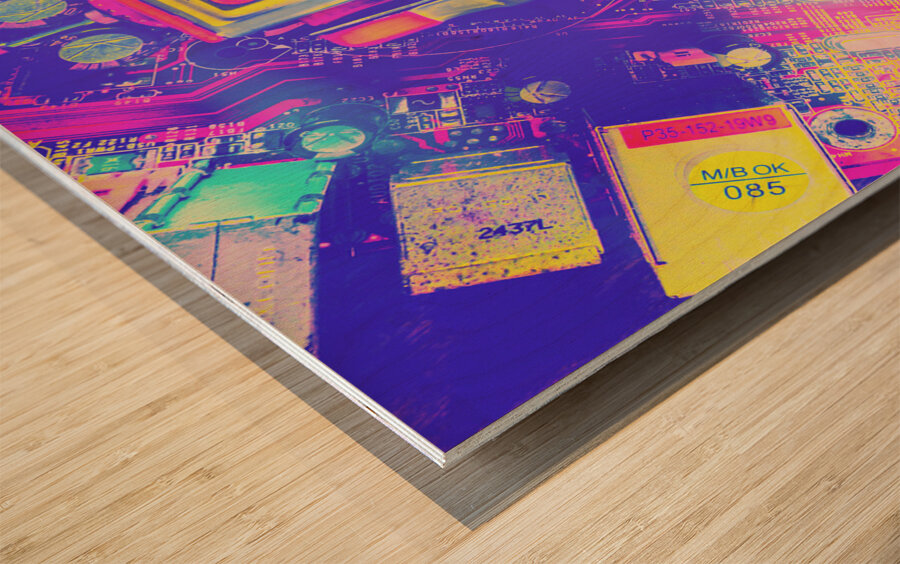 Retro reboot  Wood print