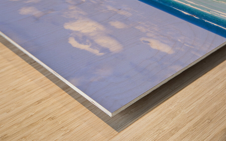 Coastal clearing Wood print