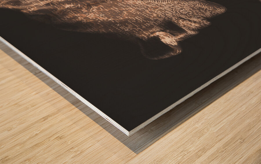 Intersection  Wood print