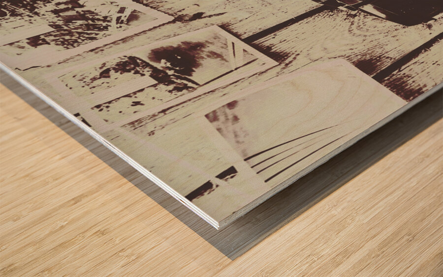 The photo room Wood print