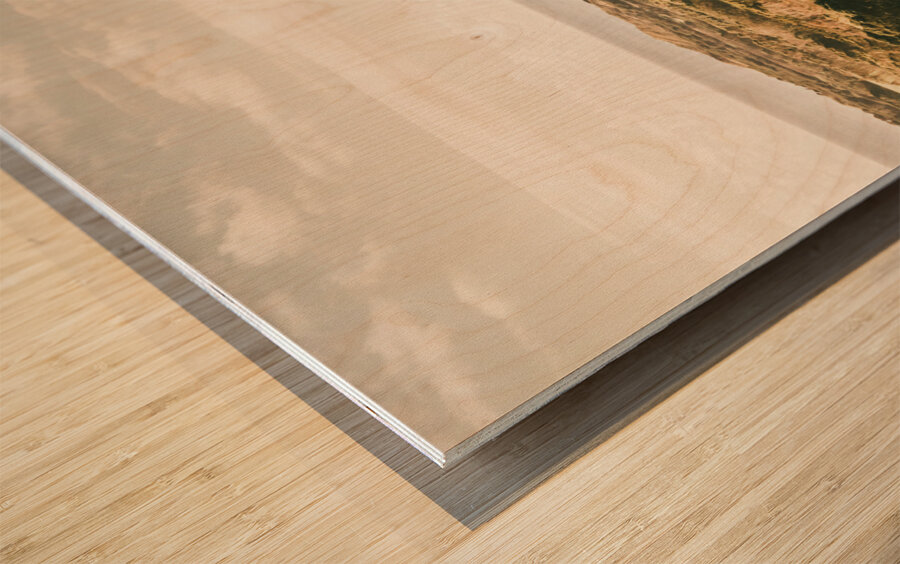 Rocky capes and rugged coasts Wood print