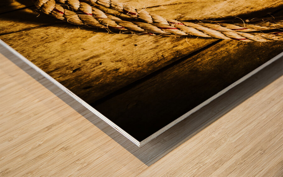 Ship shape heart Wood print