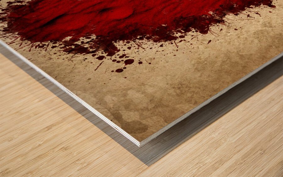 Where the blood trail leads Wood print