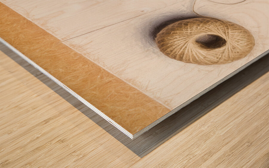 The art of fashion design Wood print