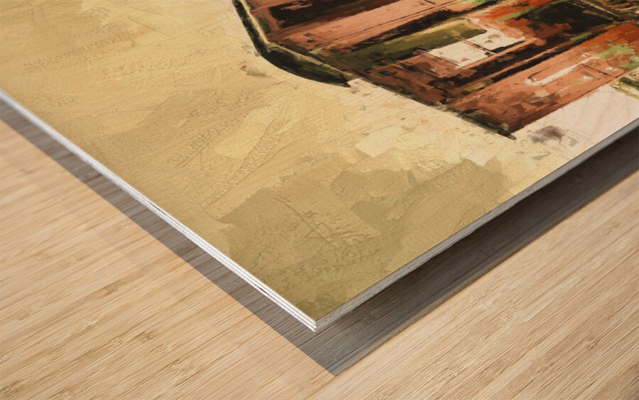 Tasmania West Coast Wilderness Train Art Wood print