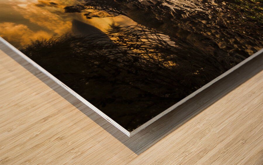 Seas of Lunawanna  Wood print