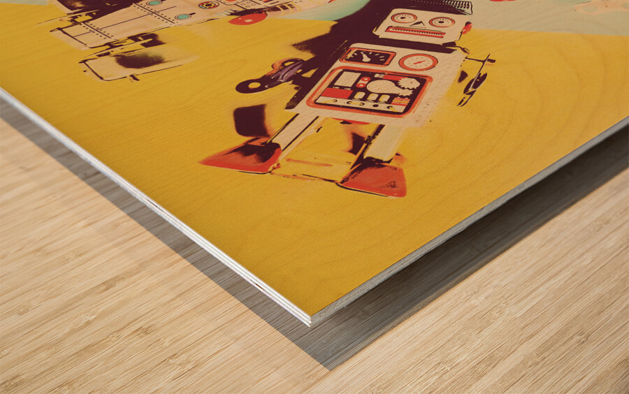 E-magination Wood print