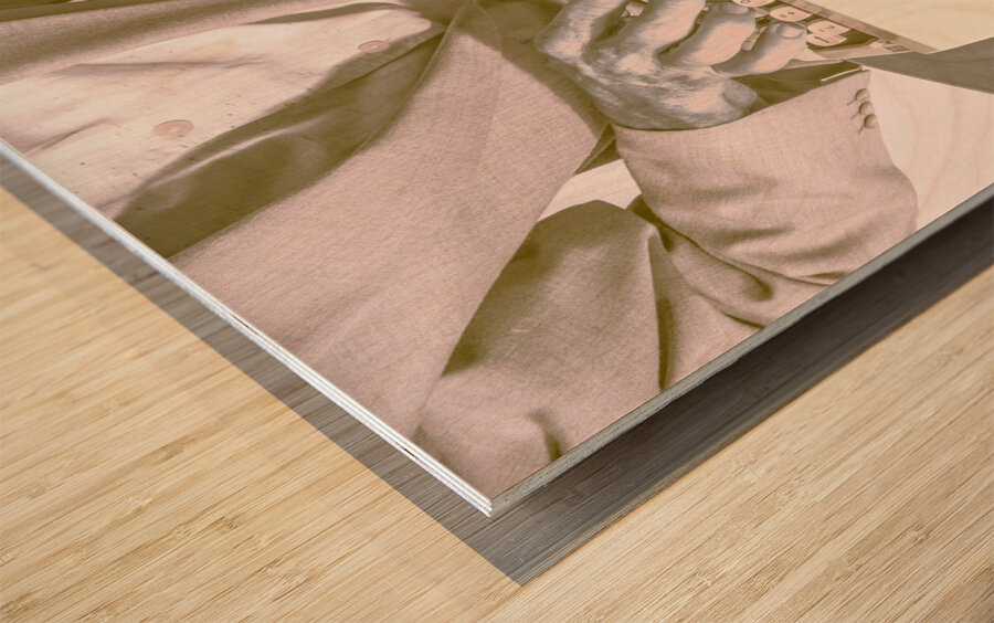 The old type Wood print