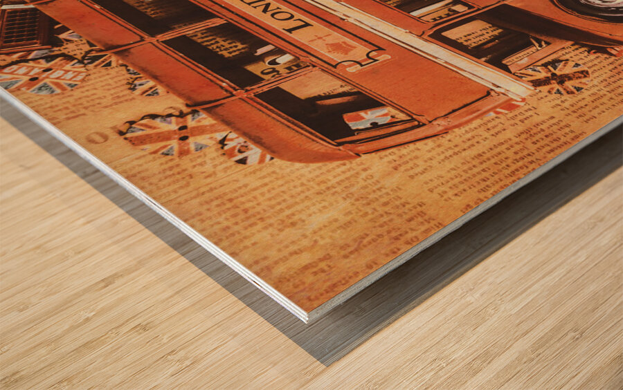 Old London pride Wood print