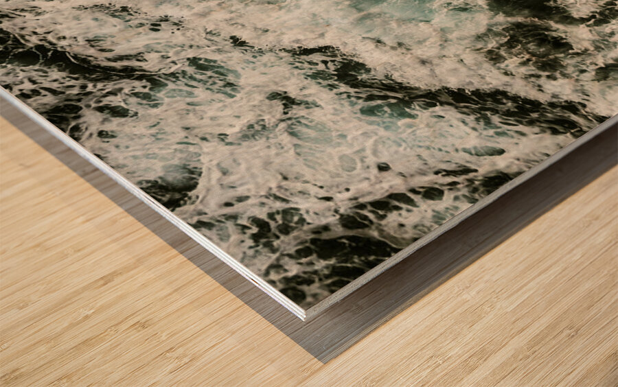 Coastal Calamity Wood print