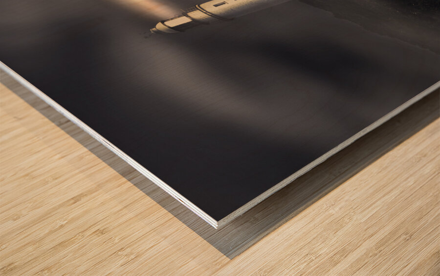 Lighthouse way Wood print