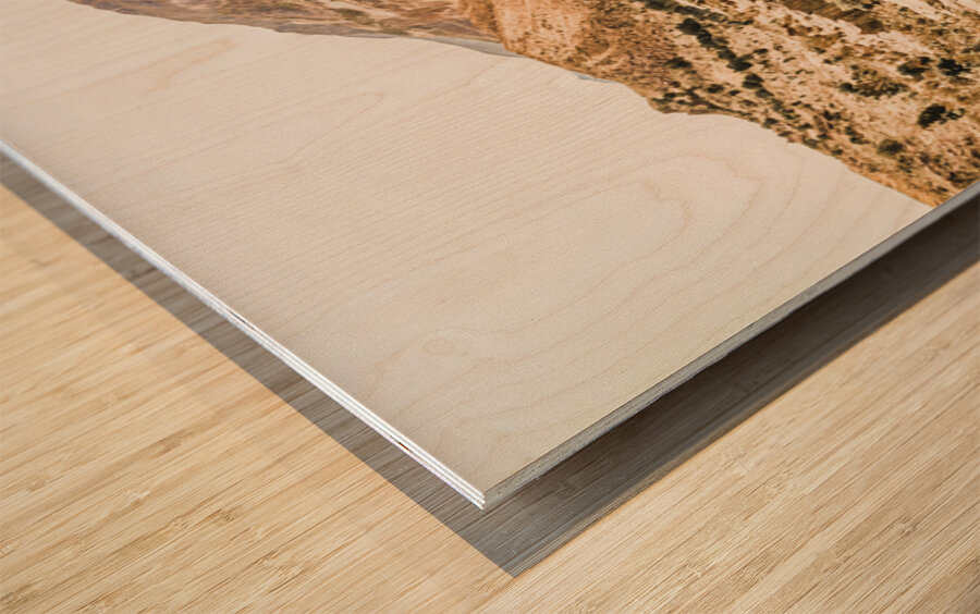 Iron Blow Lookout West Coast Tasmania Wood print