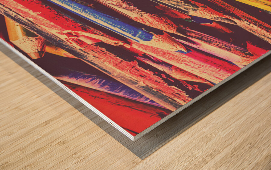 Colour production  Wood print