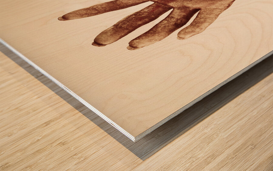 Horror Movie Wood print