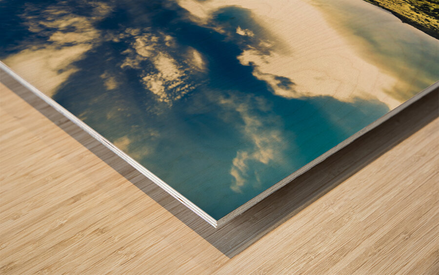 Journey through hills and valleys Wood print