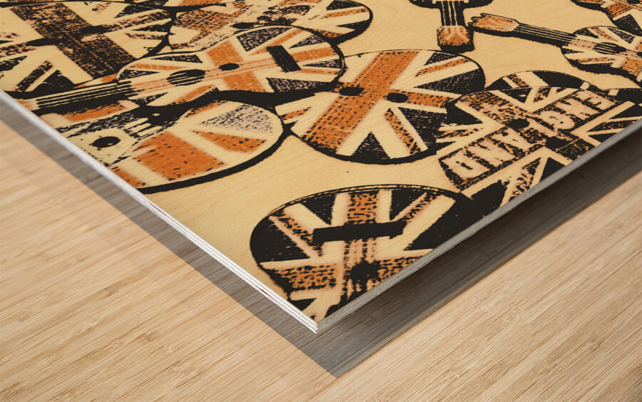 Rocking old England Wood print