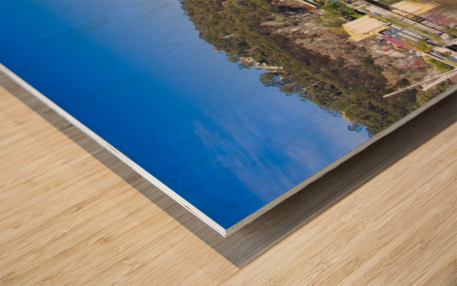 Picturesque Harbour Wood print