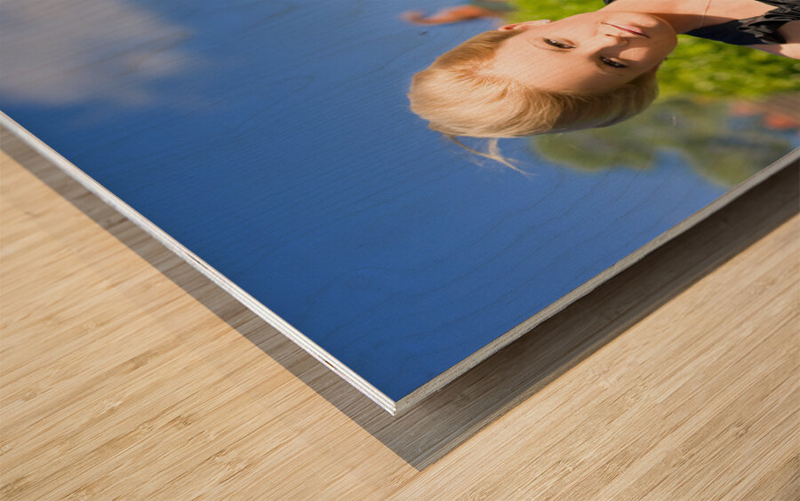 Avant-garden Wood print