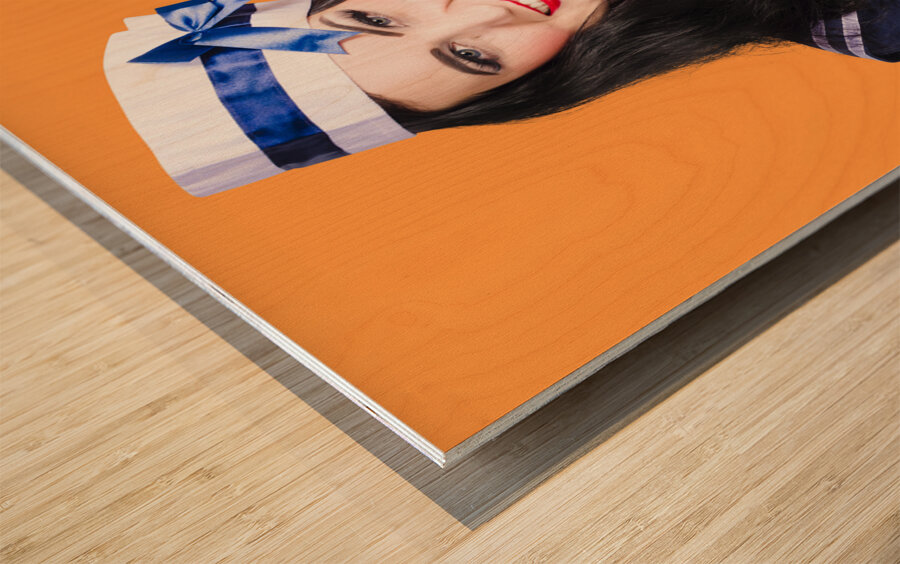 Tug of war Wood print