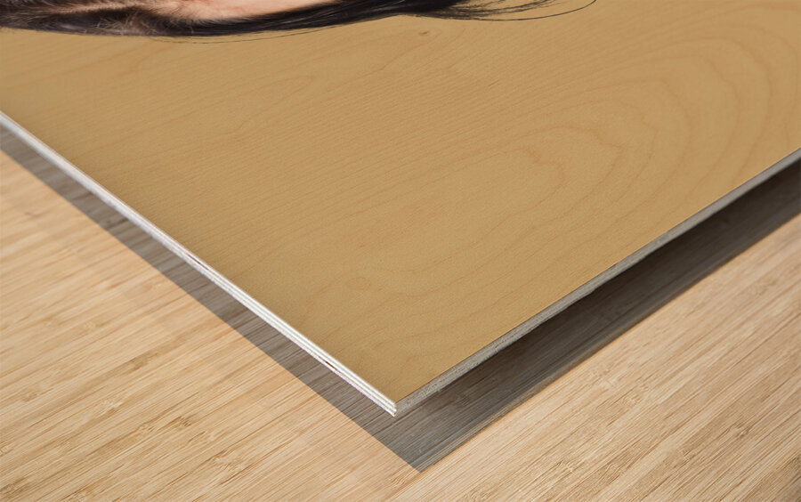 Bad news phone call Wood print