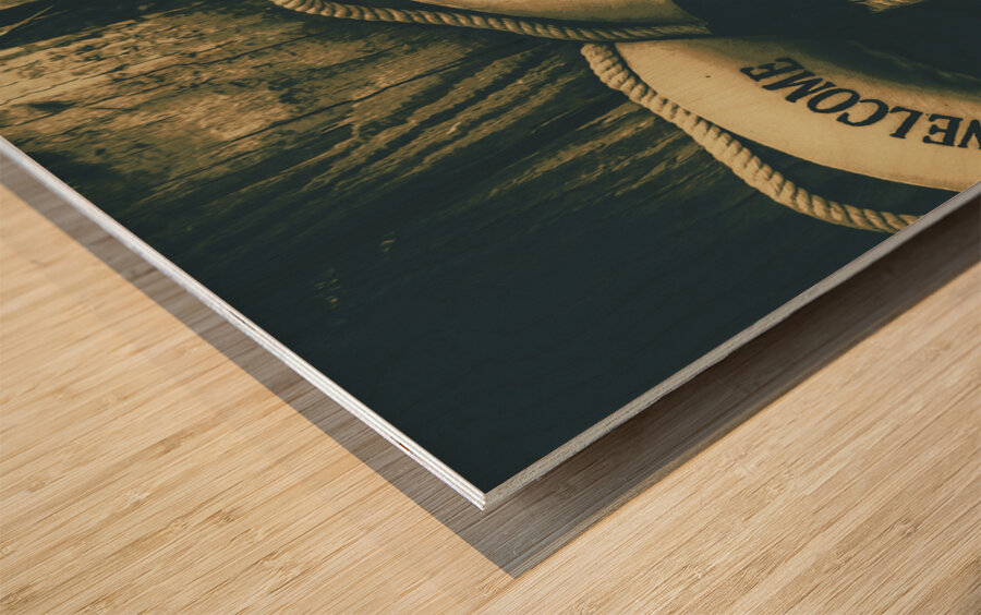 Tension on the high seas Wood print