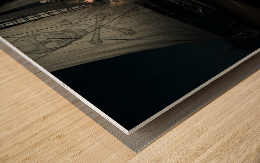 Dark Adventure Wood print