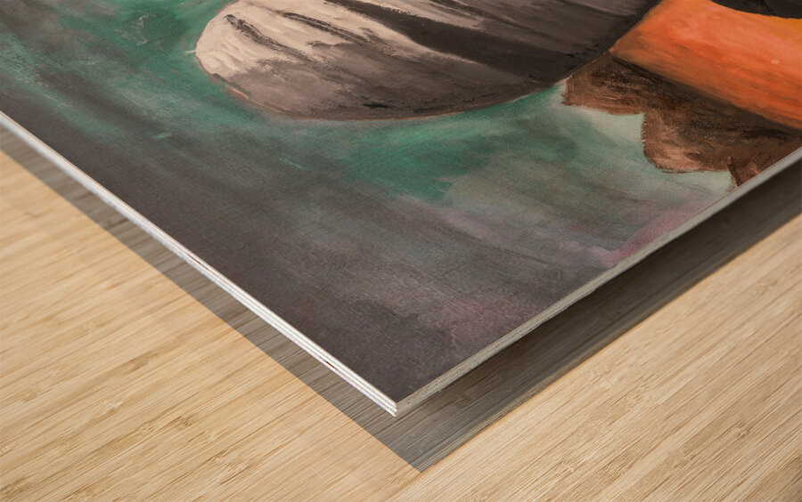 The mummy and the curse of eternity Wood print