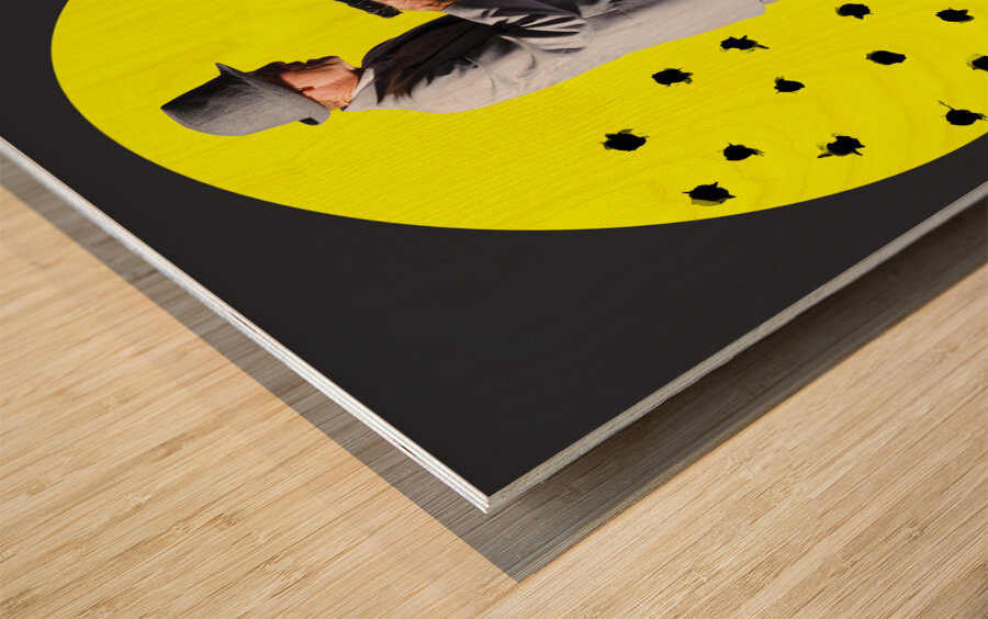 Plot holes and killer motives Wood print