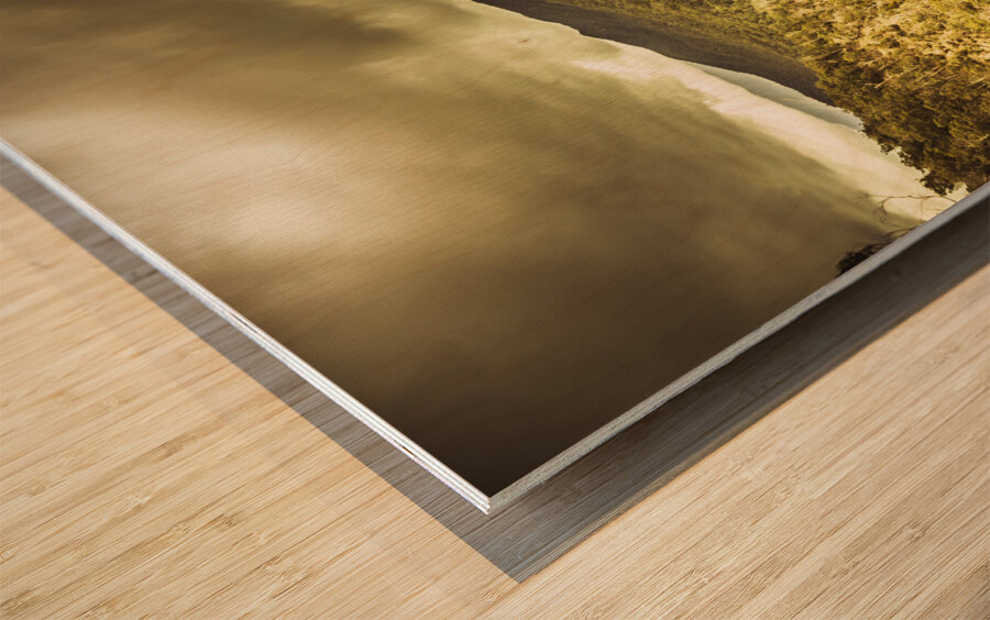 River Below Wood print