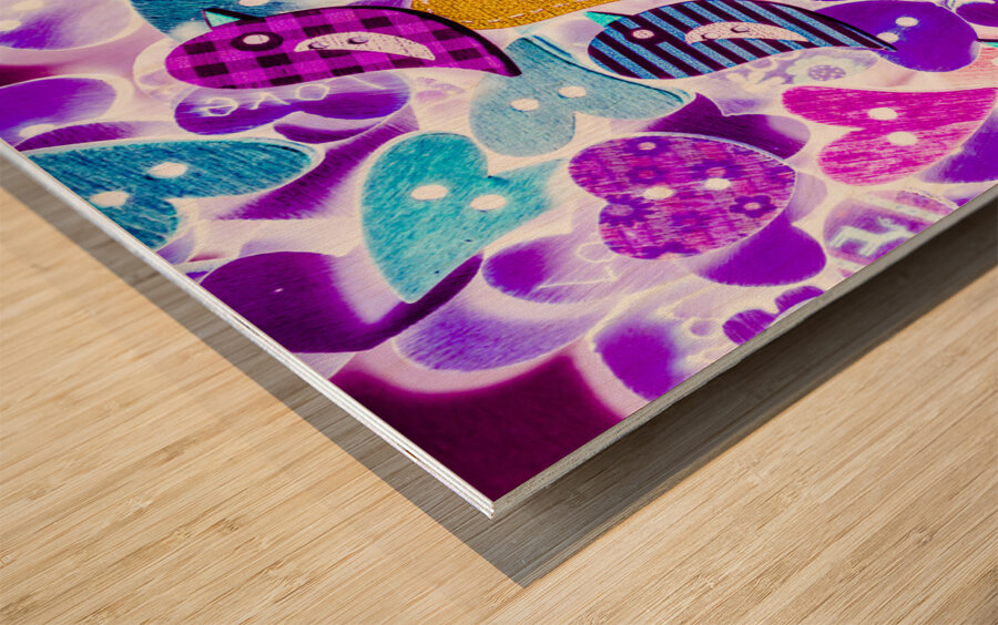 Sewing spring Wood print