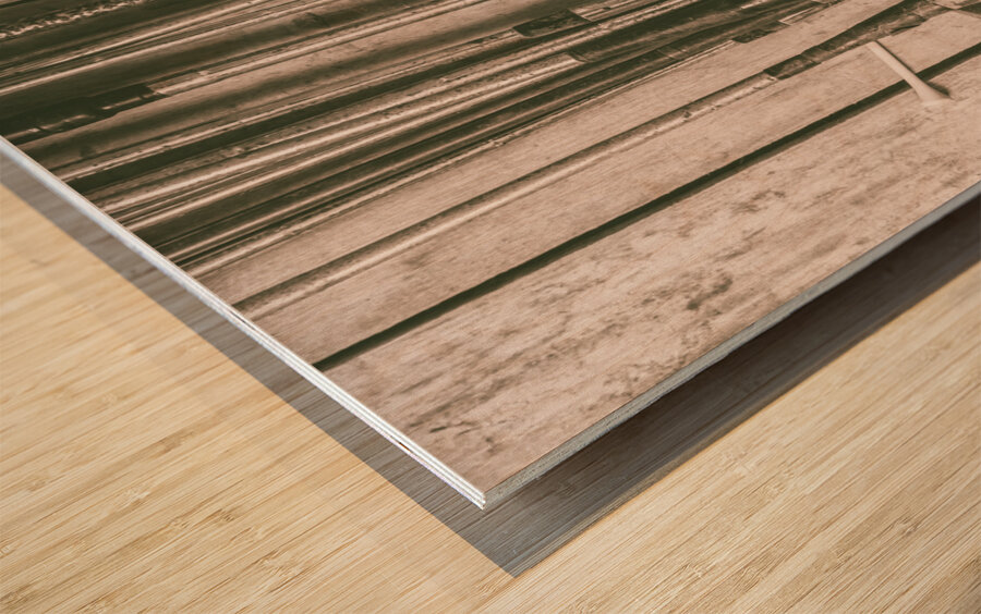 Timeworn tournament  Wood print