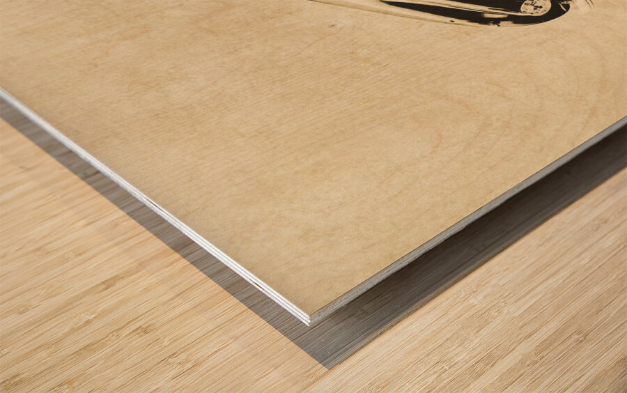 Distinctively British Wood print