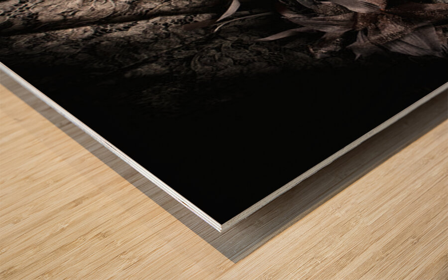 In fashion of mystery and elegance Wood print