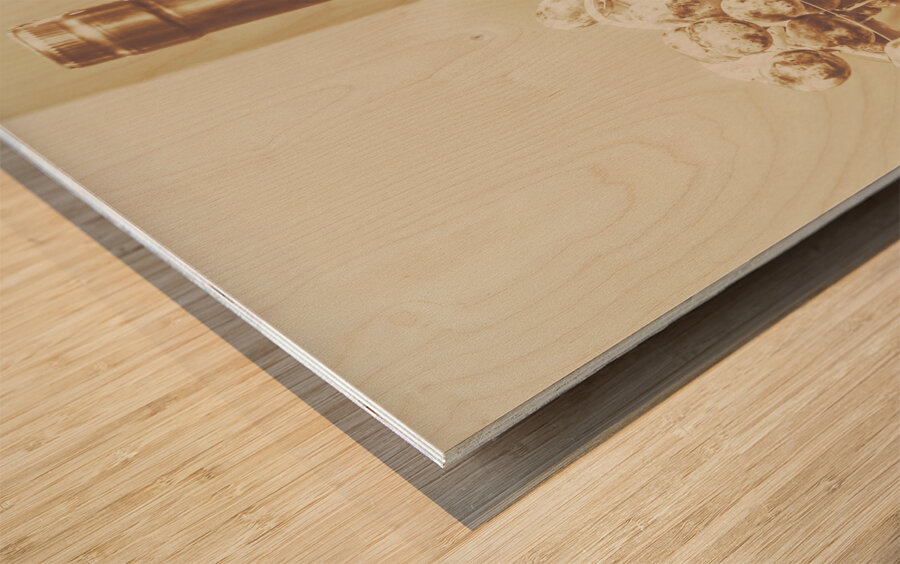 The vine cellar Wood print