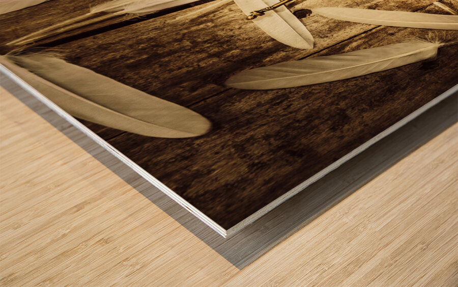 Freedom and independence Wood print