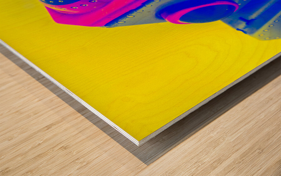 Turn-keyed and tilt-shifted Wood print