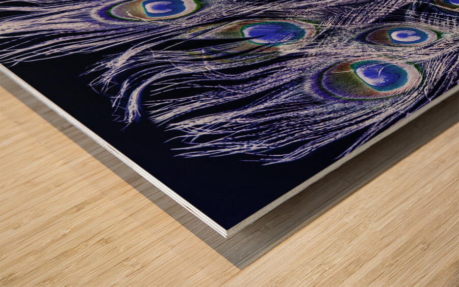 Midnights in dreamtime Wood print