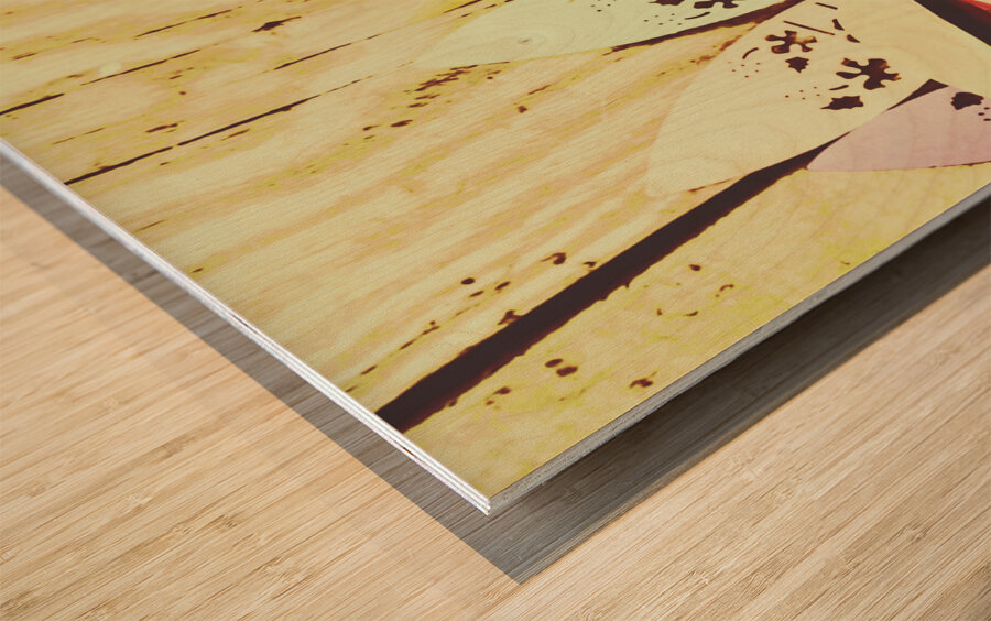 Sixties dreaming Wood print